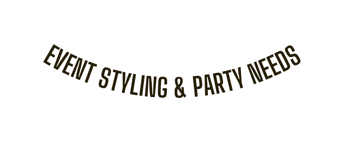 Event styling Party needs